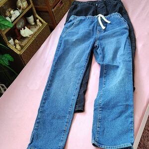 Stylish Boys Old Navy Blue and Black Jeans